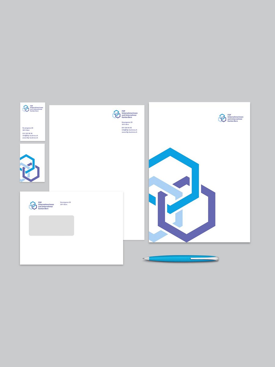 Branding FDP Briefschaften