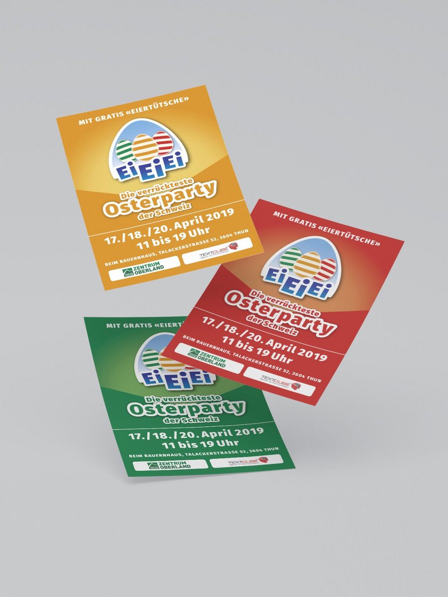 Veranstaltungen Eieiei Flyer